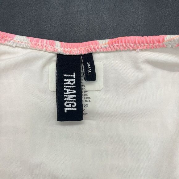 Triangl Inesa Floral Ruched Bikini Pop Soda 2 Pc Cheeky Swimsuit Size SMALL - Picture 7 of 7